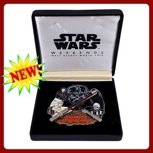 Star Wars Weekends 2012 Disney Pin LE 500 Chosen One Darth Vader Luke Case